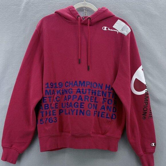 Champion Other - Champion Super Fleece 2.0 Behind The Label 1919 Hoodie Sweatshirt,‎ Men's Medium
